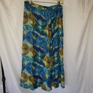 Ladies REVERSIBLE Floral & Graphic Print Skirt - 10
